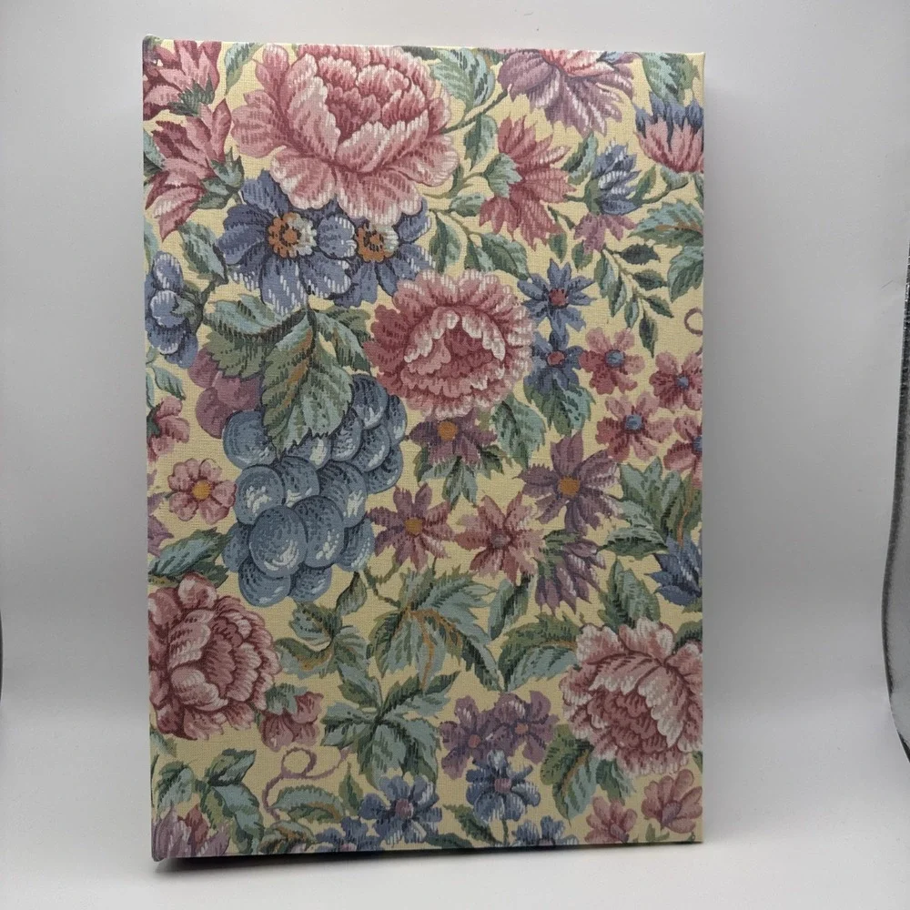 VTG C.R. Gibson Floral Tapestry CD Album Storage